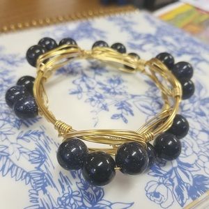 bourbon & boweties inspired wire wrapped bracelet